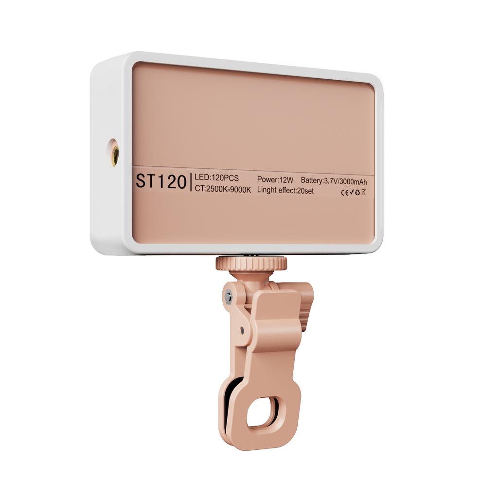 Pocket Clip-on LED Video Light Computer Tablet Mobile Phone Video Conference Light 2500K-9000K