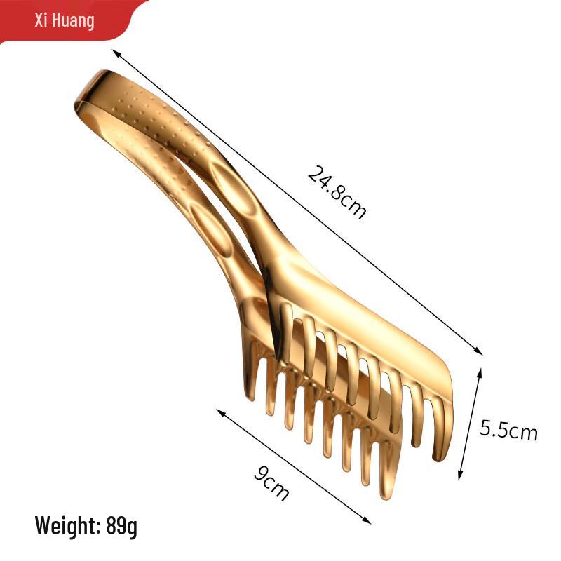 

Stainless Steel Comb-shaped Food Tongs