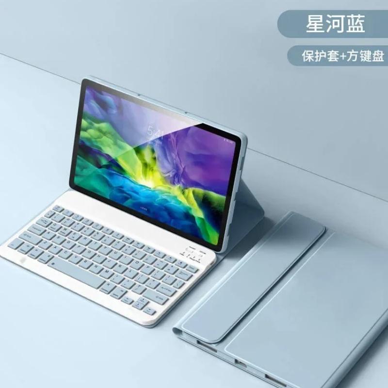 

Cases for Xiaomi Redmi Pad Pro Poco Pad Case 12.1 2024 Smart Bluetooth Keyboard Cover for Redmi Pad Pro 12.1 Inch 2024 Funda English Keyboard синий