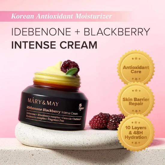 Mary&May Idebenone + Blackberry Complex Intense Cream 70g