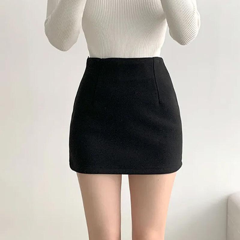 

Women s Apricot Wool Blend Pencil Skirt - Petite, Commuting Style, Autumn/Winter 2026 Collection. 3XL