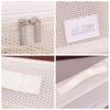 Mesh Hair Dryer Storage Bag with Handle Dustproof Curler Storage Bag Large Capacity Hairstyles Tool Organizer Hairdresser