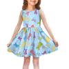 Children's Fashionable Comfortable Casual Sleeveless Easter Print Dress