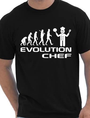 Evolution Of A Chef Cooking Funny Mens T-Shirt Gift Size S-XXL 4XL