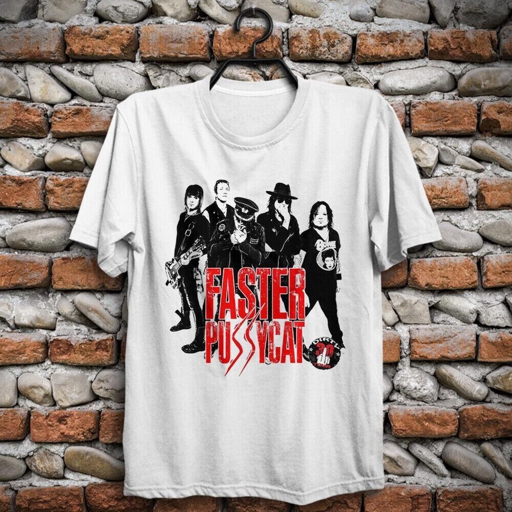 Faster Pussycat Band T-Shirt Taime Downe Wake Me When It Over Unisex T-Shirt XXXXL