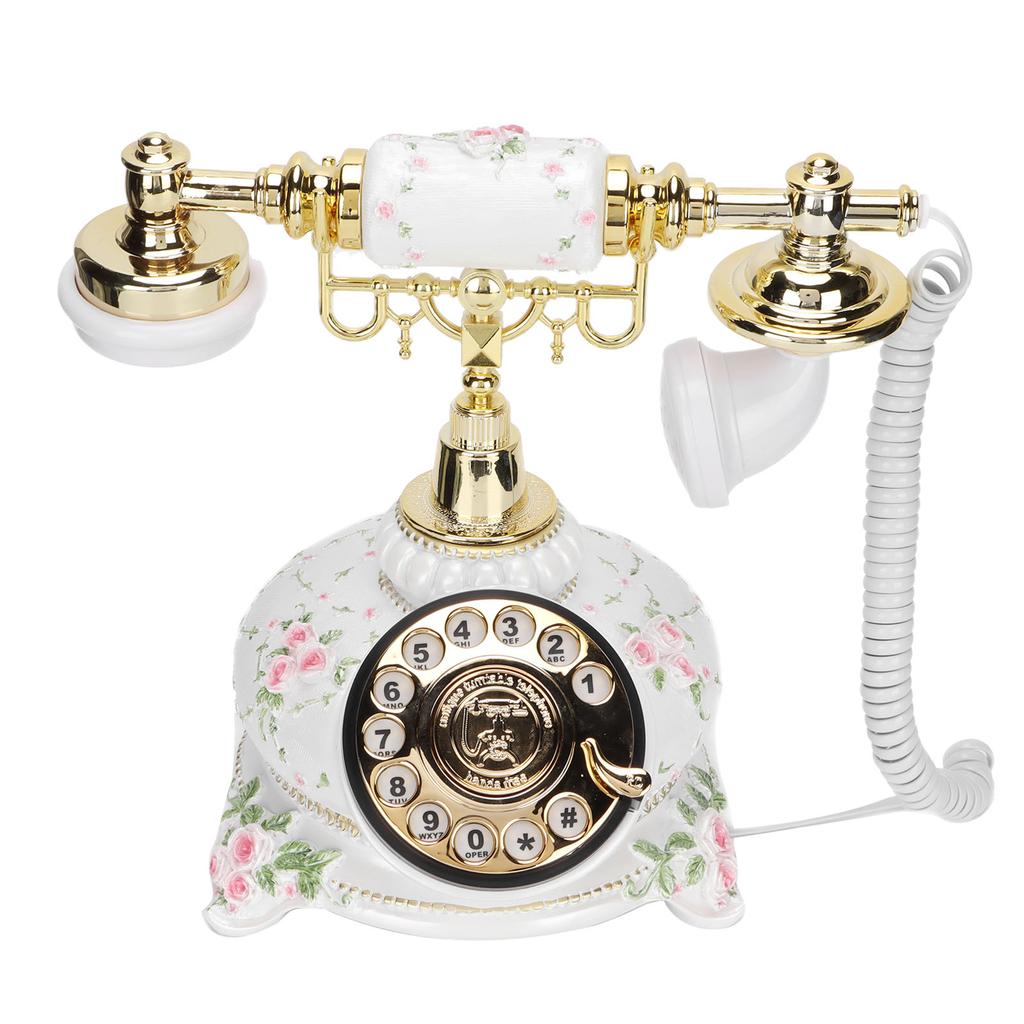 Retro Antique Telephone Exquisite Design Vintage Rotary Telephones for Living Rooms Bedrooms Hotels