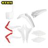Motorcycle For HONDA Front Number Plate Rear Fender Side Panel Mudguard Fuel Tank Guard Body Fairing Cover CRF250R CRF450R Bikes