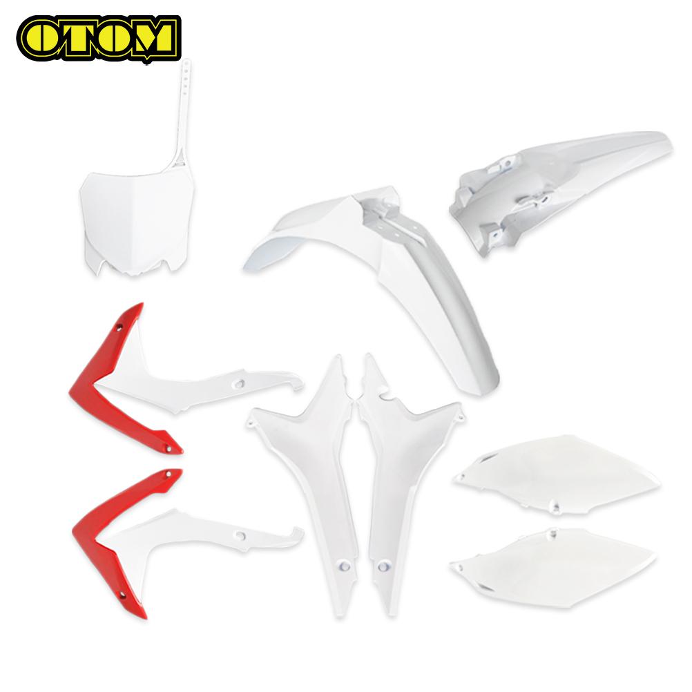 Motorcycle For HONDA Front Number Plate Rear Fender Side Panel Mudguard Fuel Tank Guard Body Fairing Cover CRF250R CRF450R Bikes