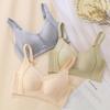Women's Thin and Breathable Underwire Bra with No Steel Ring Gathered Bra and Anti Sagging Accessory Bra Plus Size Bra