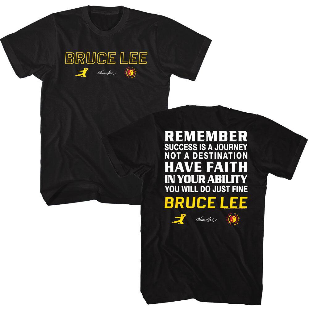 Bruce Lee Remember Success is a Journey Men T Shirt M