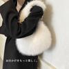 Lapimou Fluffy Fur Bag, Chain Shoulder Bag, Handbag, One-Shoulder Bag, Faux Fur, Women's, Small, 2-Way, Large Capacity, Stylish, Cute, Trendy,