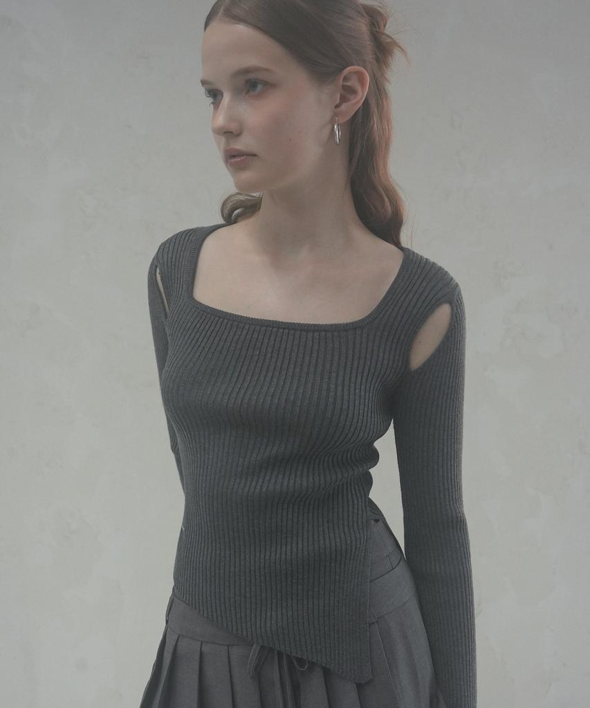 AVANDRESS Hilda Shoulder-Hole Knit - 4Col