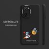 For Capa Funda Xiomi Xiaomi Poco F3 M3 Pro F 3 PocoF3 Case Cover Cute Space Astronaut Protector Soft Black Phone Cases Celular