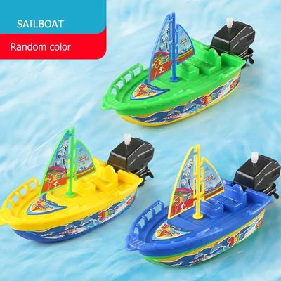 Float In Water Speed Boat Ship Wind Up Toy Speed Boat Ship Children Bath Toys  Kids Playing