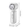 Handheld Fan With Cooling Plate/Mini Fan Electric Strong Wind Adjustable Appliance Electric Fan Handheld Air Blower Portable Fan