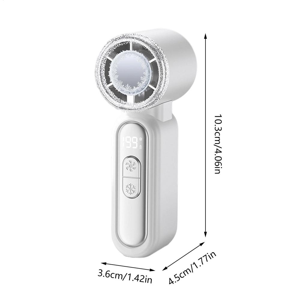 Handheld Fan With Cooling Plate/Mini Fan Electric Strong Wind Adjustable Appliance Electric Fan Handheld Air Blower Portable Fan