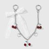 Versatile Bow Cherry Keychain For Women Trendy Bag Chain Creative Cute Bag Pendant Decoration Accessories Gifts
