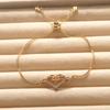 European Heart & Butterfly Adjustable Bracelet - Women’s Fashion Jewelry