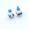 Temperature-Resistant 7x7 High-Head Self-Locking Push Button Switch, Double-Row Flat-Head Non-Locking, Six-Pin Button Switch