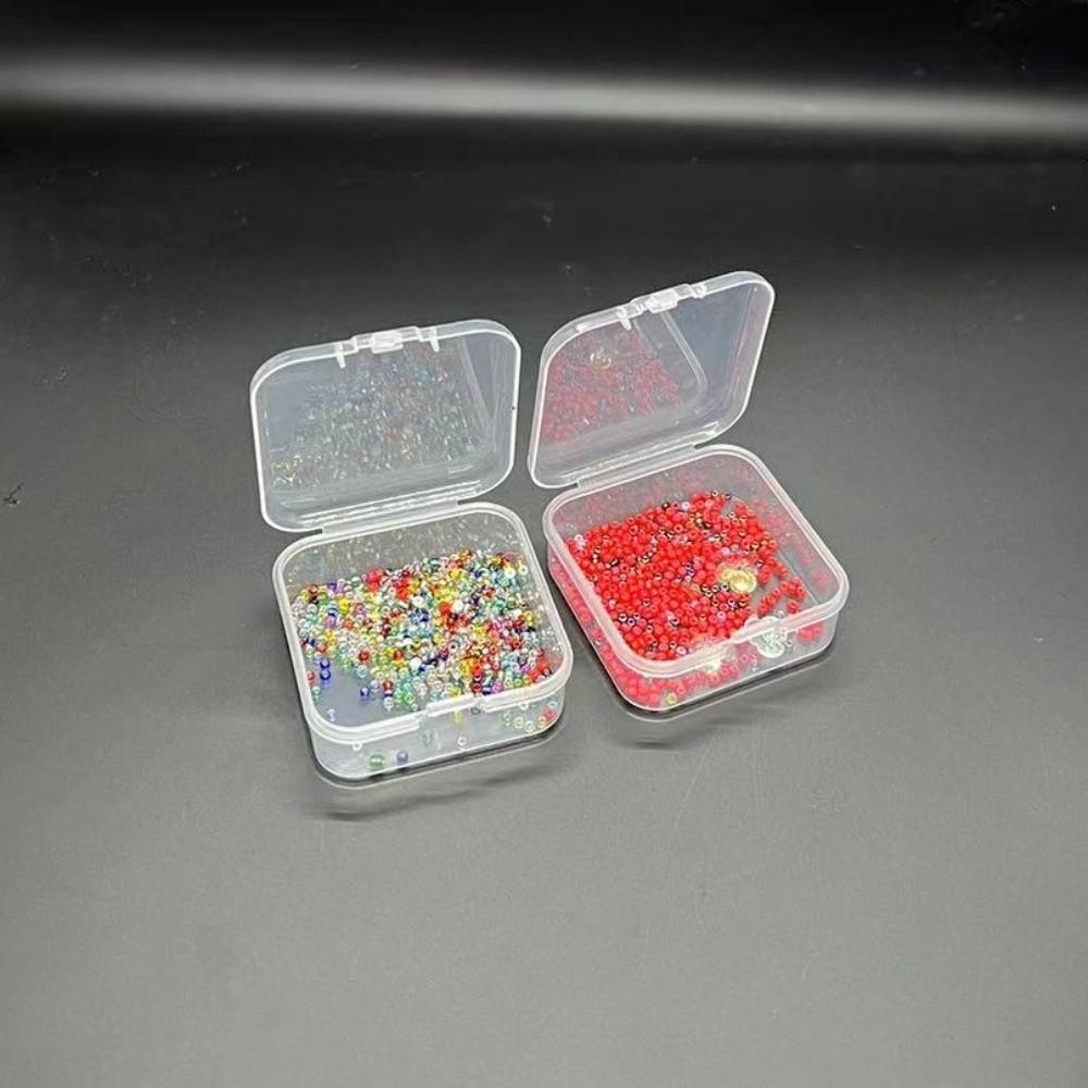 Plastic Jewelry Beads Storage Case 45 Grids Pudding Bean Container  Craft Storage