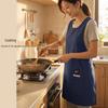 Waterproof Oil-Proof Sleeveless Kitchen Apron for Women - Fashionable and Breathable