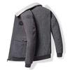 Chaqueta Cárdigan Unisex de Pana con Cremallera y Forro de Terciopelo Plus Otoño/Invierno 2025