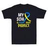 Down Syndrome Awareness Shirt My Son Is Down Right Perfect Vintage Men's T-Shirt