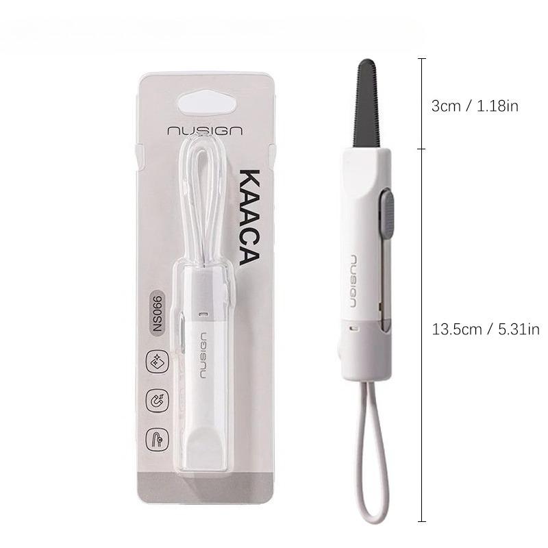 1 ks Magnetický Mini Box Cutter Přenosný Zatahovací Čepel Otvírák na Dopisy Papír Odolný ABS Materiál pro Kancelářské Domácí Použití