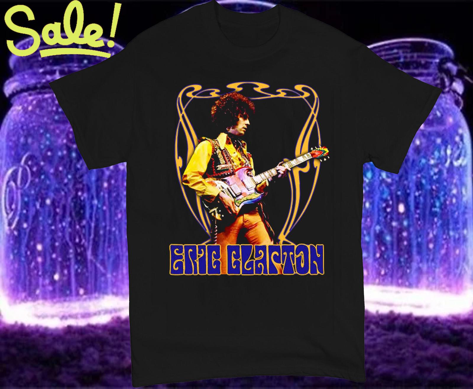 Eric Clapton Cream The Fool Gibson SG Sunny Guitar 60s T Shirt S-4XL S