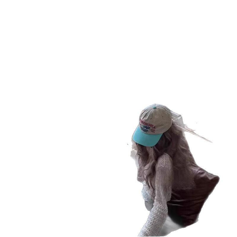 Women's Retro Patchwork Ripped Jeans - Spring/Summer 2025 Wide-Leg Style