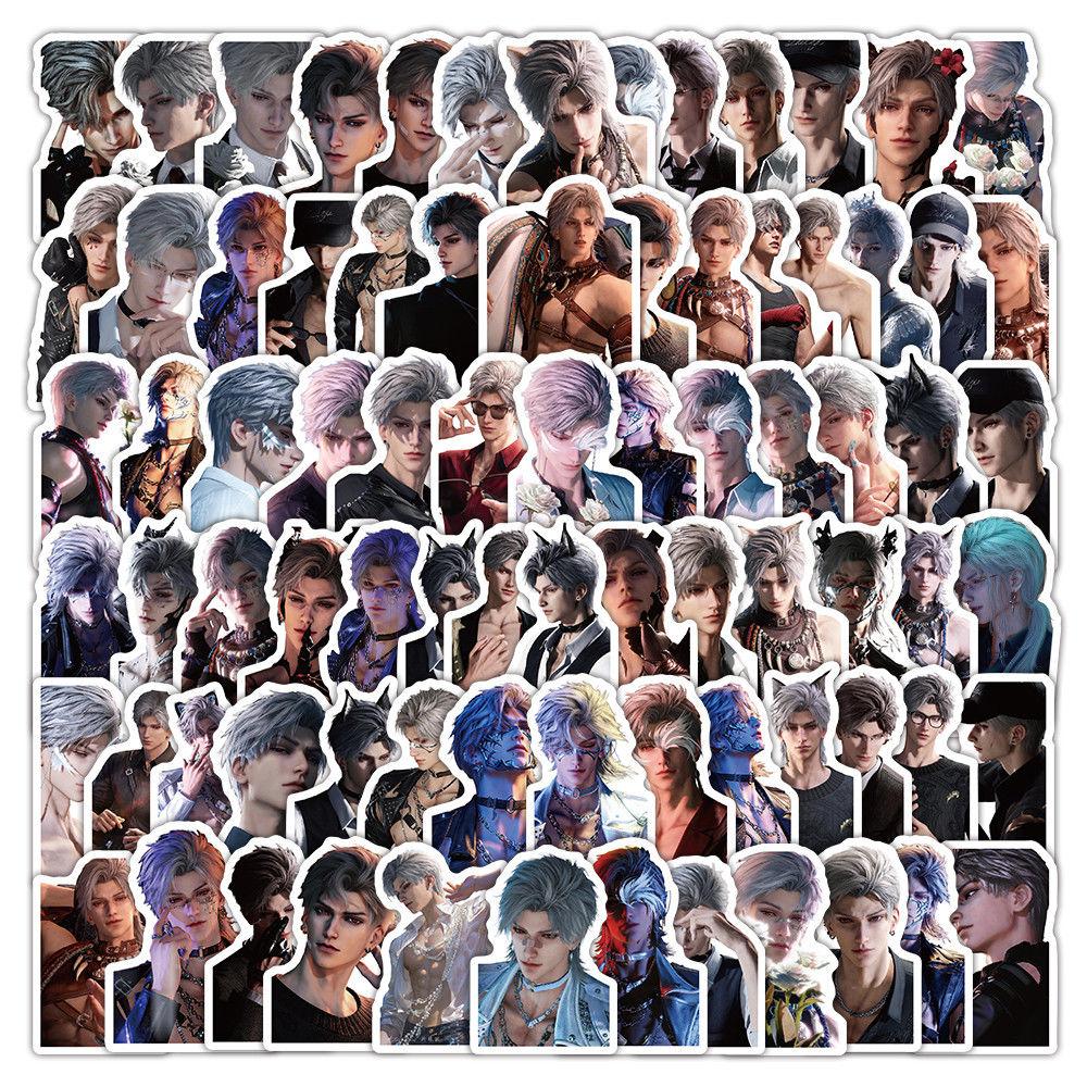 Hot Game Love and Deepspace Stickers Sylus Xavier Zayne Rafayel Caleb Cartoon Cosplay Character Stickers Decorate Prop Gifts