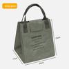 Dupont Modernes Material Minimalistischer Stil Buchstaben Lunch Tote für Pendeln Schule