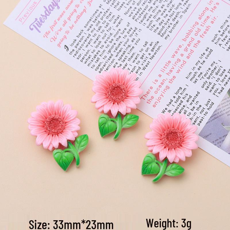 Handmade Sunflower Resin DIY Jewelry Kit