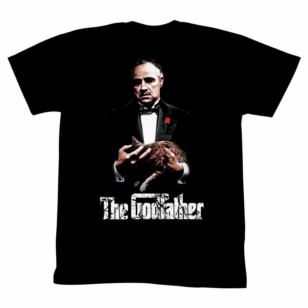 Summer The Godfather T-Shirt Men Classic Gangster Movie Graphic Short Sleeve Casual Streetwear Loose Fit Retro Film Fan Tee