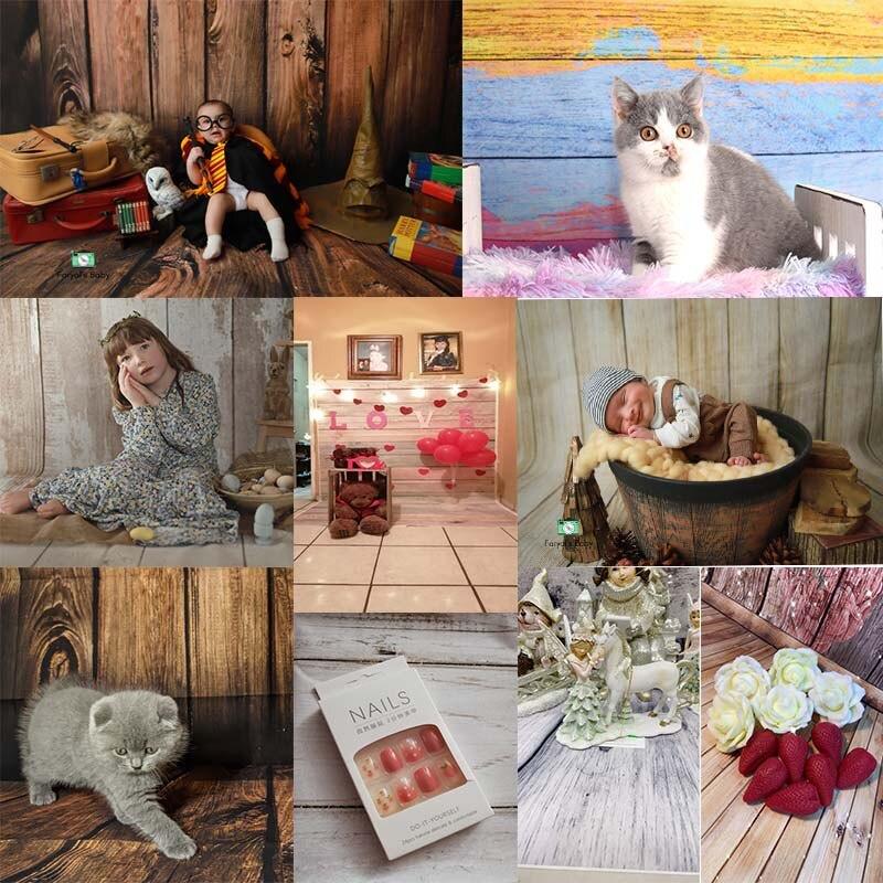 Three-dimensional Wooden Floor Backdrop for Party,Studio Props&Photo Booths,Weddings,Indoor/Outdoor Decor,Wall Tapestry
