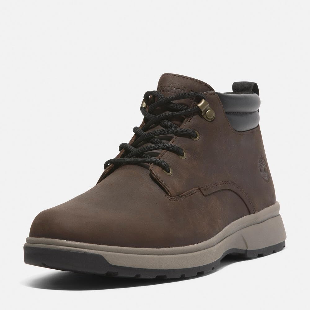 Timberland Atwells Avenue Waterproof Chukka Boots, Men's, Dark Brown Full Grain, Size 7.5/25.5cm (TB0A6A81W011)