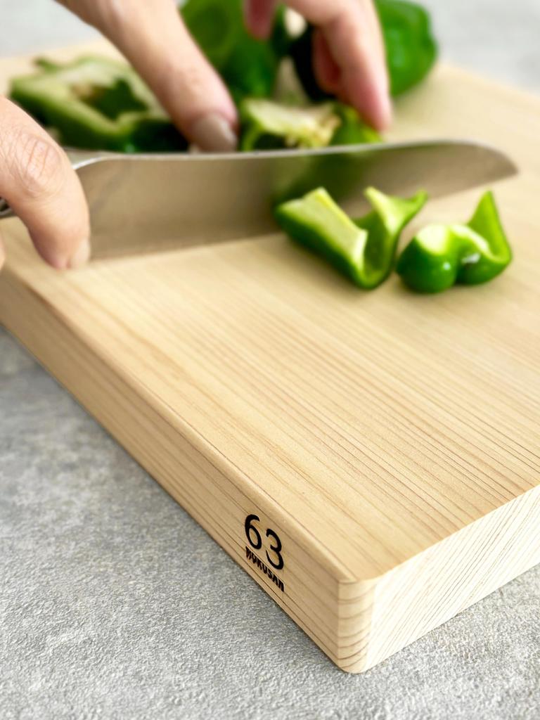 Nankai Tsusho Rokusan Hinoki Cutting Board, Natural, Rectangular, Small, 0750-002