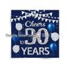 Blue Gold 1st Birthday Party Disposable Tableware Set