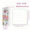 1Roll/2Rolls Flower Patterned Cylindrical Tissue, Napkins, Handkerchiefs, Travel Tissue Holders Suitable for Cars and Homes