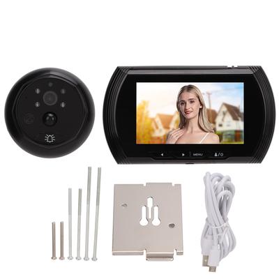 2MP 1080P Digitální dveřní kukátko Kamera s kukátkem 4,5palcový LCD displej Detekce pohybu Noční vidění pro