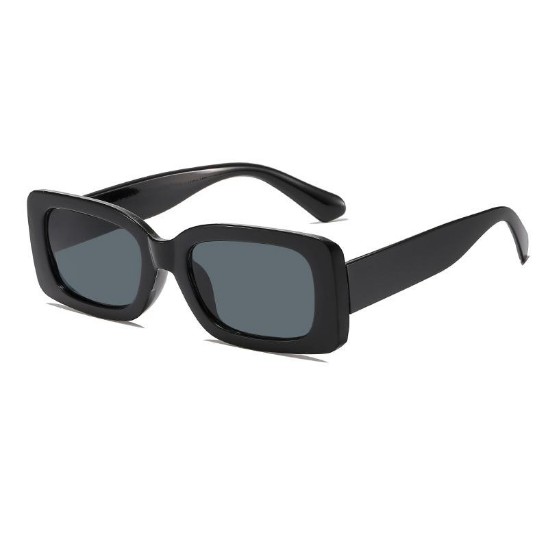 Popular Women's Sunglasses Trend Rectangle Big Frame Glasses Men Bar Party Hip Hop Eyewear