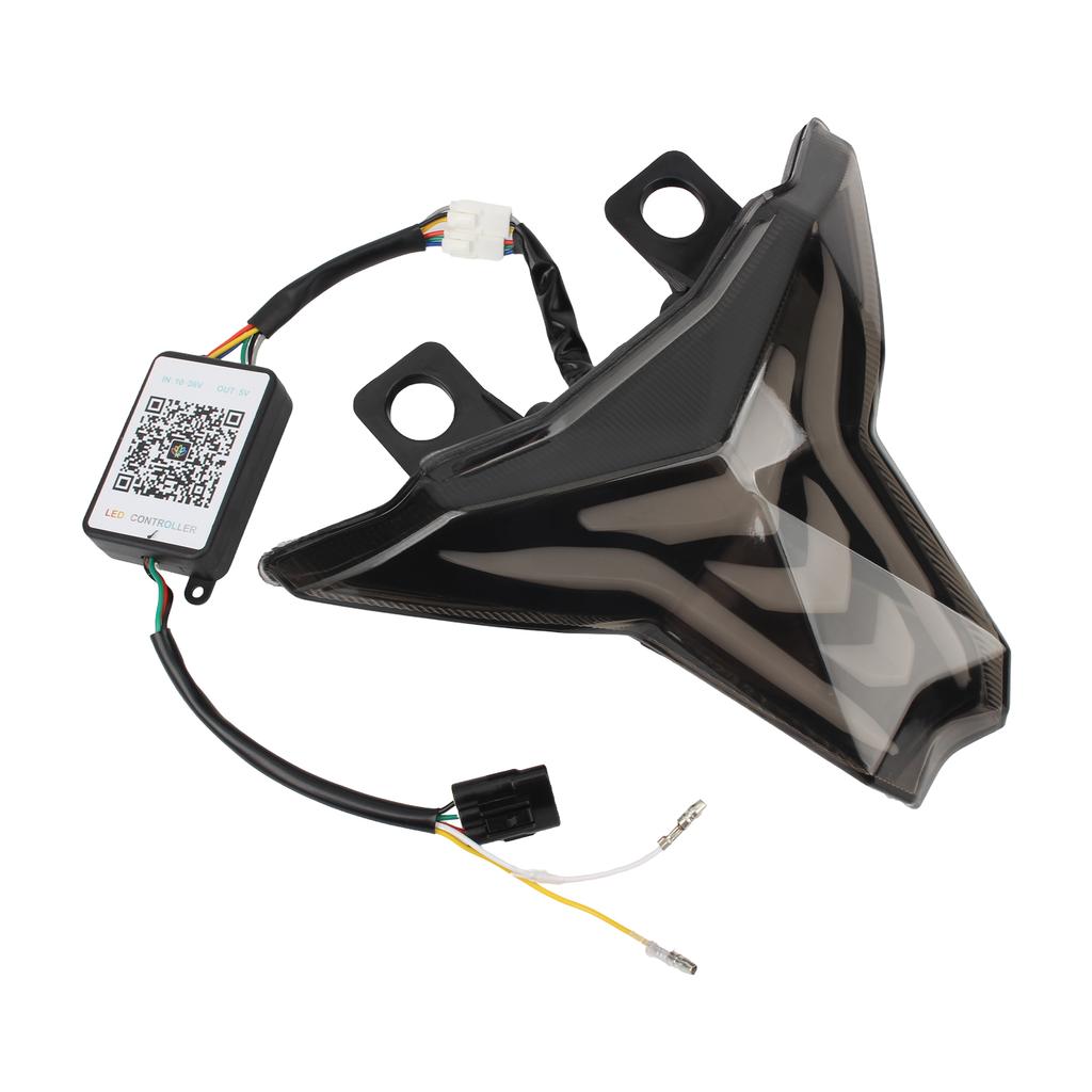 Motorcycle Tail Light Brake Turn Signal Integrated APP Control RGB Lamp For Kawasaki Ninja 400 250 ZX 4R 4RR 6R Z1000 Refit