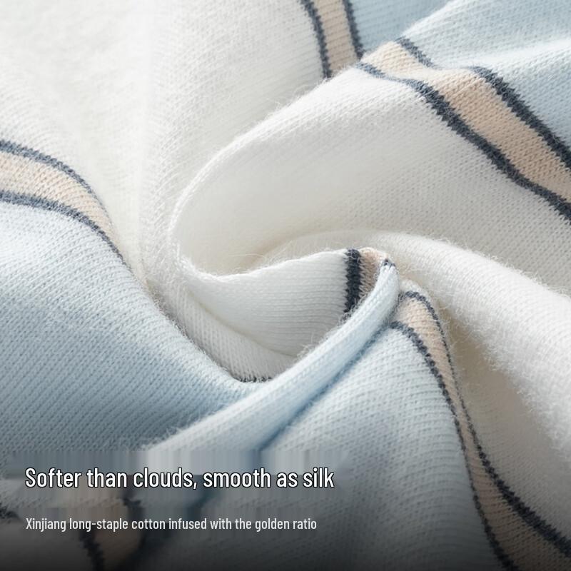 David Bella Boys' Striped Cotton T-Shirt