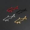 1Pcs 3D Metal Car Styling Sticker Hollow Fish Shark Emblem Badge Decals Automobiles Motorcycle Computer Fuel Cap Accessories