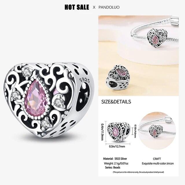 Charms 925 Original FitNew 925 Original Charm Bracelet Women 925 Silver Pendant Beads DIY Jewelry Gift