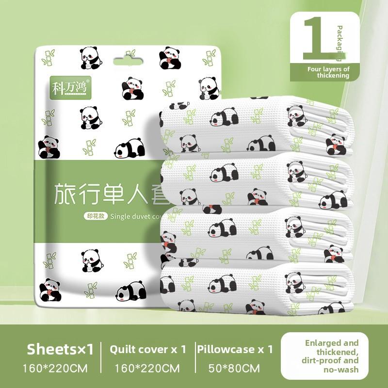 

Travel Season Double Single Thiened Dir Proof S Bag Hotel Disposable Bed eet Cover Pillow Case Quilt Set for Travel