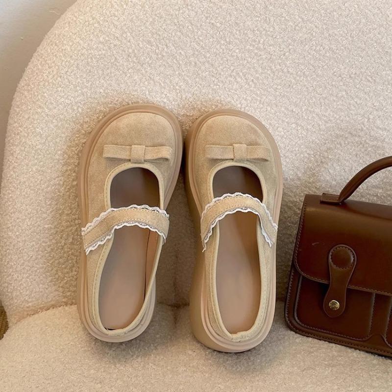 Thick-soled heightened bag head half slippers women's summer wear new one-pedal muffin Mary Jane single shoes