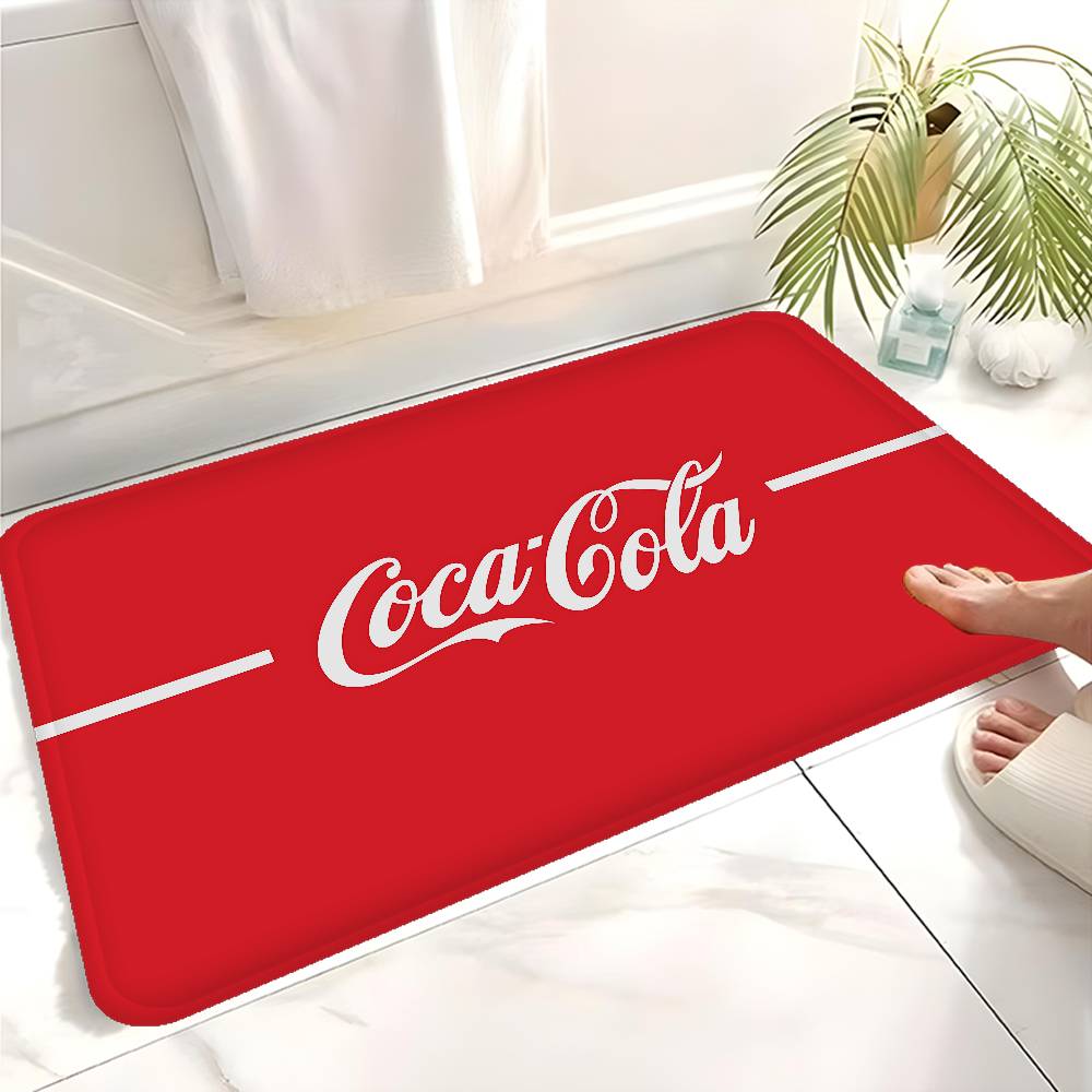 C-Coca-C-Cola Küchenmatte Kinderzimmer Schlafzimmer Dekoration Balkon Rutschfeste Fußmatte Wohnzimmer Alfombra