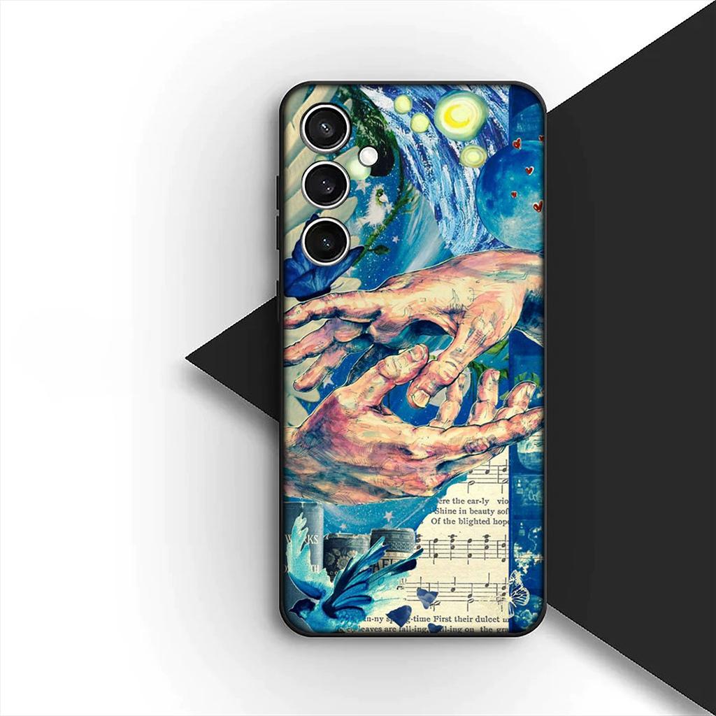 Cover for Motorola Moto G55 G45 G75 G85 G35 Edge 50 30 Fusion 40 NEO Ultra Pro Phone Case Fresco Michelangelo Creation of Adam