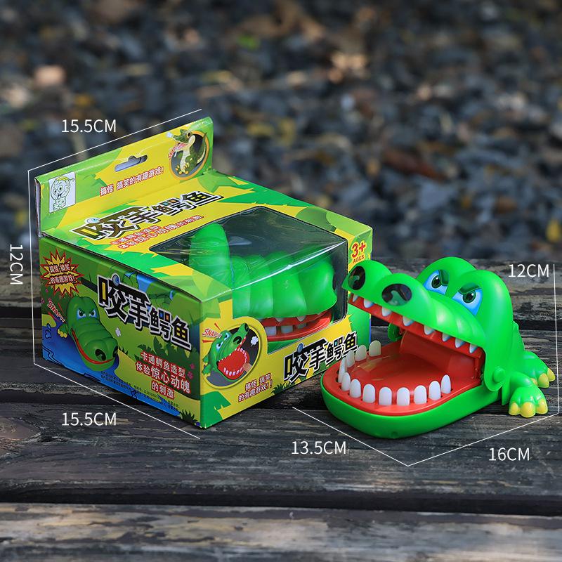 Kid's Finger-Biting Crocodile Gag Toy - Fun Stress Relief & Parent-Child Interaction
